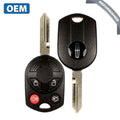 2007-2010 Lincoln / 4-Button Remote Head Key  / PN: 164-R7015 / OUCD6000022 / H75 / Chip 40 Bit (OEM Refurb)