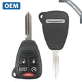 2007-2013 Chrysler 200 Sebring / 5-Button Remote Head Key / PN: 68273344AA  /  OHT692714AA  OHT692427AA (OEM Refurb)