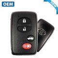 2007-2013 Toyota / 4-Button Smart Key / PN: 89904-06130 / HYQ14AAB-3370 (OEM)