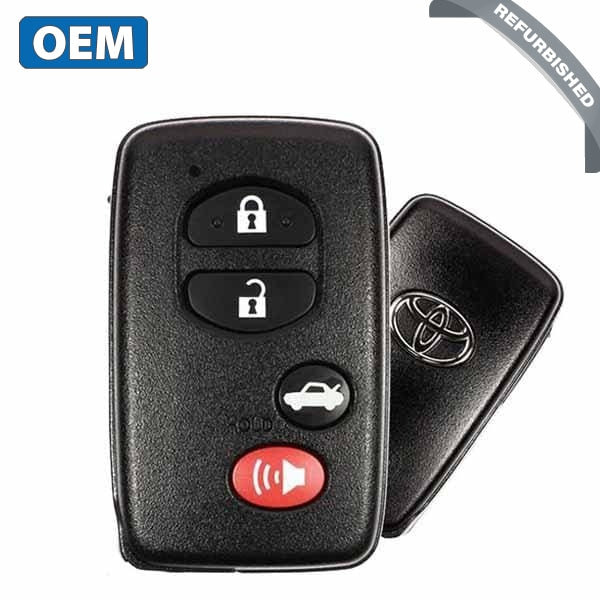 2007-2013 Toyota / 4-Button Smart Key / PN: 89904-06130 / HYQ14AAB-3370 (OEM Refurb)