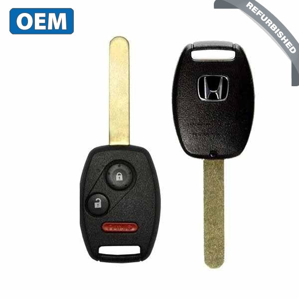 2007-2015 Honda CR-V / Fit / Insight / 3-Button Remote Head Key / PN: 35111-SWA-306 / MLBHLIK-1T (OEM Refurb)