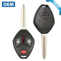 2007-2017 Mitsubishi / 3-Button Remote Head Key / PN: 6370A148 / OUCG8D-625M-A (OEM)