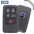 2007-2017 Volvo / 5-Button Smart Key w/ Approach Lights / PN: 30659607 / KR55WK49264 / 433 MHz (OEM Refurb)