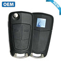 2008-2009 Saturn Astra / 2-Button Flip Key / PN: 93192428 / N5F736744-A (OEM)