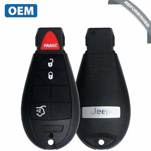2008-2010 Jeep Grand Cherokee Commander / 4-Button Fobik Key / PN: 68066848AE / IYZ-C01C (OEM Refurb)