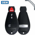 2008-2010 Jeep Grand Cherokee Commander / 4-Button Fobik Key / PN: 68066848AE / IYZ-C01C (OEM Refurb)