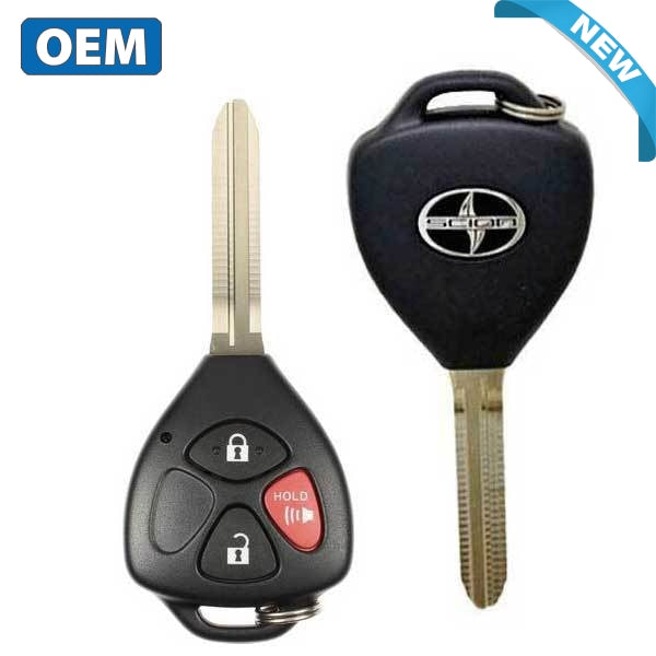 2008-2012 Scion xB / 3-Button Remote Head Key / PN: 89070-12380 / HYQ12BBY (OEM)