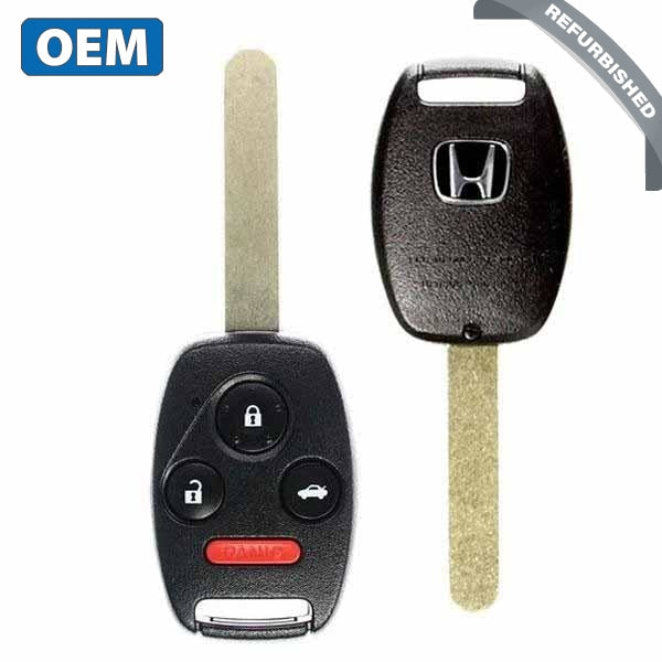 2008-2014 Honda Accord / 4-Button Remote Head Key / PN: 35118-TA0-A04 / KR55WK49308 (OEM Refurb)