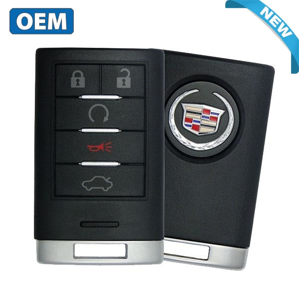 2008-2015 Cadillac CTS STS / 5-Button Smart Key / PN: 25943677 / M3N5WY7777A  (OEM)