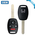 2008-2015 Honda Accord Pilot / 4-Button Remote Head Key / PN: 35118-TA0-A04 / KR55WK49308 (OEM)