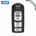 2009-2013 Mazda / 4-Button Smart Key / PN: GSYL675RY / KR55WK49383 (OEM Refurb)