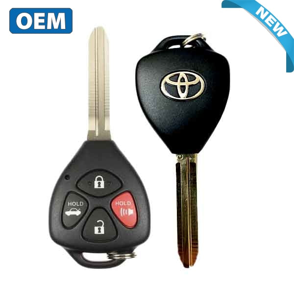2009-2016 Toyota Corolla / 4-Button Remote Head Key / PN: 89070-02620 / GQ4-29T (G Chip)(OEM)