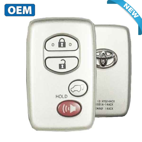 2009-2016 Toyota Venza / 4-Button Smart Key / PN: 89904-0T020 / HYQ14ACX-5290 (OEM)