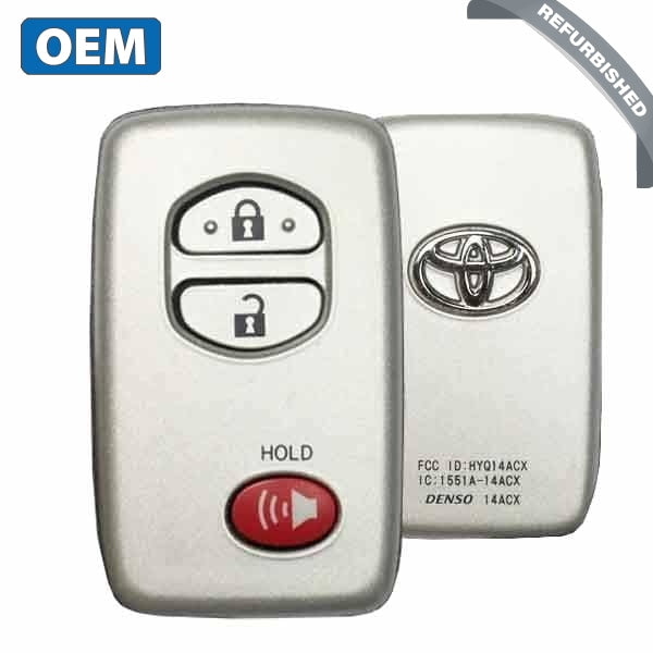 2009-2019 Toyota / 3-Button Smart Key / PN: 89904-35010 / HYQ14ACX-5290 (OEM Refurb)