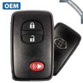 2009-2019 Toyota / 3-Button Smart Key / PN: 89904-47230 / HYQ14ACX-5290 (OEM Refurb)