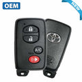 2010-2011 Toyota Prius / 4-Button Smart Key / PN: 89904-47420 / HYQ14AAB-3370  / (E Board) (OEM)