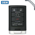 2010-2015 Cadillac SRX / 5-Button Smart Key w/ Hatch / PN: 22865375 / NBG009768T (OEM Refurb)