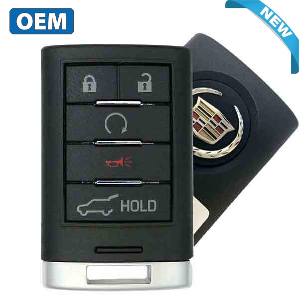 2010-2015 Cadillac SRX / 5-Button Smart Key w/ Hatch / PN: 22865375 / NBG009768T (OEM)