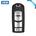 2010-2015 Mazda CX-7 / CX-9 / 4-Button Smart Key w/ Hatch / PN: TEY1-67-5RY / WAZX1T763SKE11A04 (OEM)