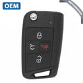 2015-2019 Volkswagen Golf GTI / 4-Button Remote Flip Key / PN: 5G0 959 752 BD / NBGFS12A01 / MQB (OEM Refurb)