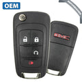 2010-2017 GMC Terrain / 4-Button Flip Key / PN: 20835400 / OHT01060512 (OEM Refurb)