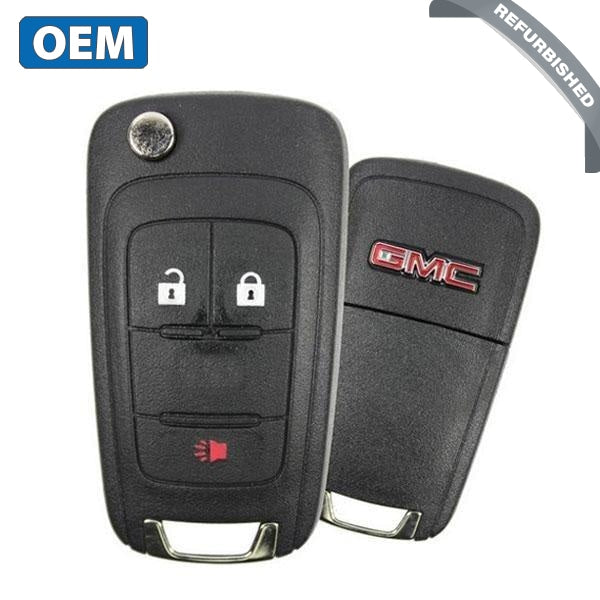 2010-2019 GMC Terrain / 3-Button Flip Key / PN: 5913596 / OHT01060512 (OEM Refurb)