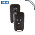 2010-2021 Buick Lacrosse / 4-Button Flip Key / PN: 5912555 / OHT01060512 (OEM Refurb)