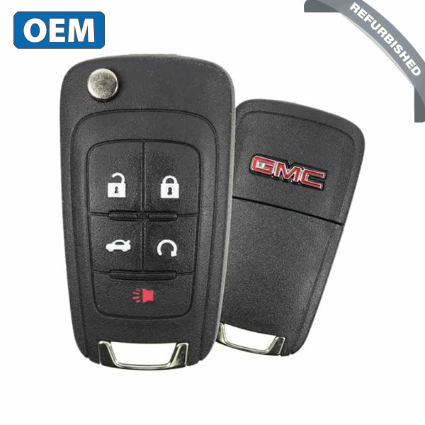 2010-2022 GMC Terrain / 5-Button Flip Key / PN: 13501514 / OHT01060512 (OEM Refurb)