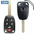 2011-2013 Honda Odyssey / 6-Button Remote Head Key / PN: 35118-TK8-A20 / N5F-A04TAA (OEM Refurb)