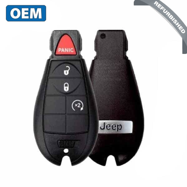2011-2013 Jeep Grand Cherokee / 4-Button "Keyless-N-Go" Fobik / PN: 56046736AA / IYZ-C01C (OEM Refurb)