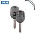 2011-2014 Ford Mustang / 4-Button Remote Head Key / PN: 164-R8087 / CWTWB1U793 / H75 / Chip 80 Bit (OEM Refurb)