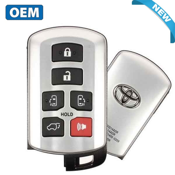 2011-2020 Toyota Sienna / 6-Button Smart Key / PN: 89904-08010 / HYQ14ADR (OEM)