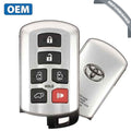 2011-2020 Toyota Sienna / 6-Button Smart Key / PN: 89904-08010 / HYQ14ADR (OEM Refurb)