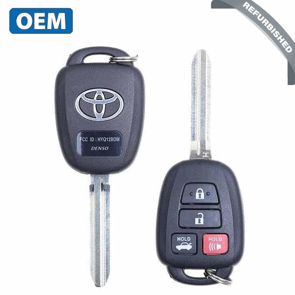 2012-2014 Toyota Camry / 4-Button Remote Head Key / PN: 89070-06420 / HYQ12BDM (G Chip) (OEM Refurb)