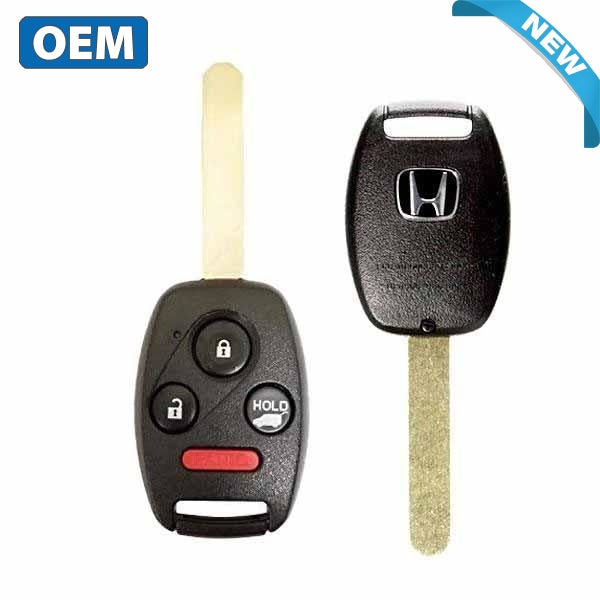 2012-2015 Honda Pilot / 4-Button Remote Head Key w/ Glass Hatch / PN: 35118-SZA-A51 / KR55WK49308 (OEM)
