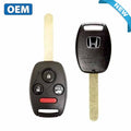 2012-2015 Honda Pilot / 4-Button Remote Head Key w/ Glass Hatch / PN: 35118-SZA-A51 / KR55WK49308 (OEM)