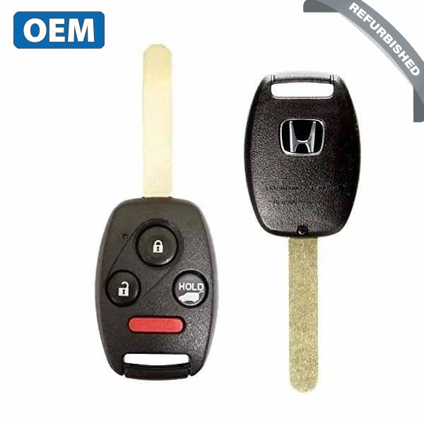 2012-2015 Honda Pilot / 4-Button Remote Head Key w/ Glass Hatch / PN: 35118-SZA-A51 / KR55WK49308 (OEM Refurb)