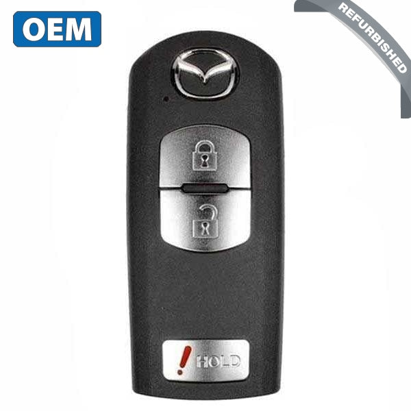 2012-2017 Mazda 3 CX3 CX5 / 3-Button Smart Key / PN: KDY3-67-5DY / WAZSKE13D01 (OEM Refurb)