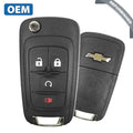 2012-2019 Chevrolet Sonic  / 4-Button Remote Flip Key / PN 13584829 / KR55WK50073 (OEM Refurb)