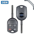 2012-2019 Ford Fiesta  / 4-Button Remote Head Key / PN:164-R7976 / CWTWB1U793 / HU101 / Chip 80 Bit (OEM Refurb)