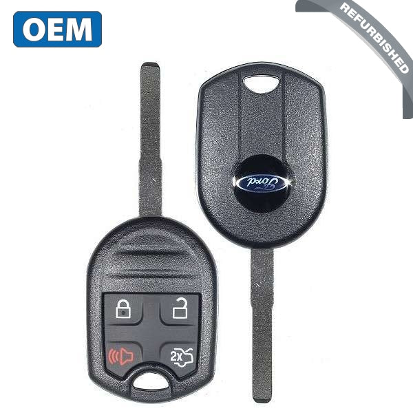 2012-2019 Ford Fiesta  / 4-Button Remote Head Key / PN:164-R7976 / CWTWB1U793 / HU101 / Chip 80 Bit (OEM Refurb)
