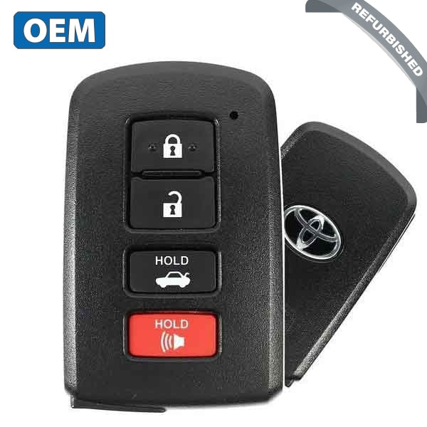 2012-2020 Toyota / 4-Button Smart Key / PN: 89904-06140 / HYQ14FBA-0020 (OEM Refurb)