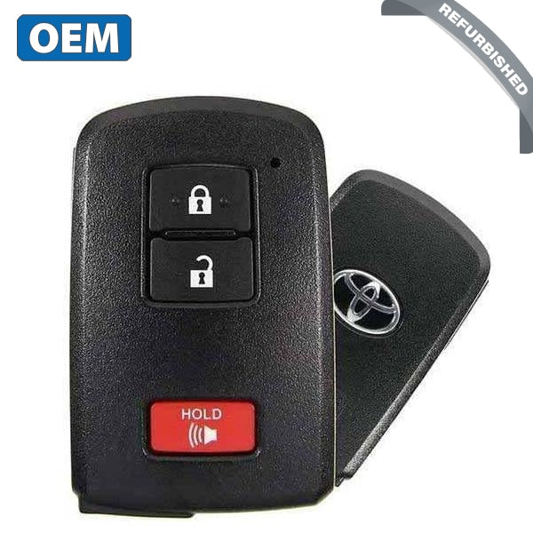 2012-2021 Toyota Prius RAV4 / 3-Button Smart Key / PN: 89904-52290 / HYQ14FBA-0020 (OEM Refurb)