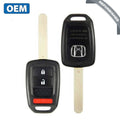 2013-2014 Honda CR-V Crosstour / 3-Button Remote Head Key / PN: 35118-TY4-A00 / MLBHLIK6-1T (OEM Refurb)