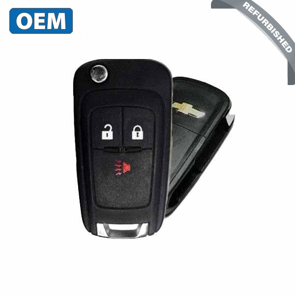 2013-2015 Chevrolet Spark / 3-Button Flip Key Remote / PN: 95233524 / A2GM3AFUS03 (OEM Refurb)