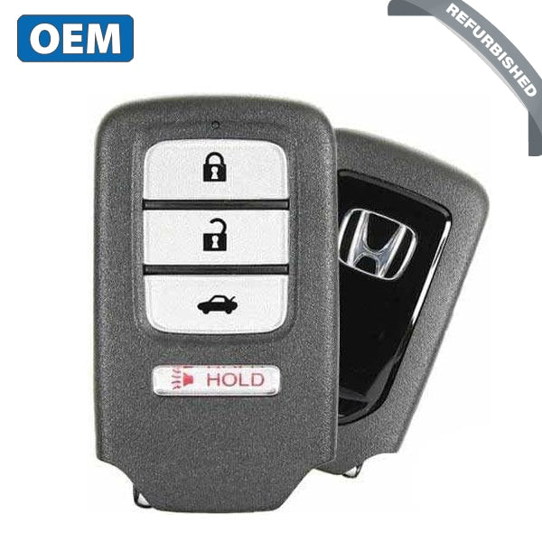 2013-2015 Honda Accord Civic / 4-Button Smart Key / PN: 72147-T2A-A11 / ACJ932HK1210A (OEM Refurb)