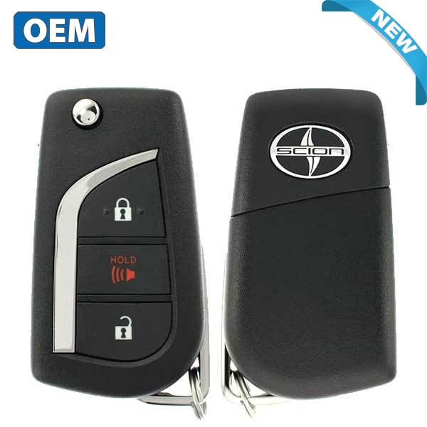 2013-2015 Scion XB / 3-Button Flip Key / PN: 89070-12A60 / HYQ12BEA (OEM)