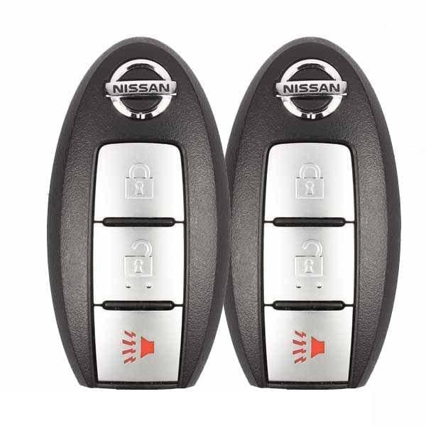 2 x 2013-2016 Nissan Pathfinder / 3-Button Prox Smart Key / PN: 285E3-3KL4A / KR5S180144014 (OEM Refurb) (Bundle of 2)