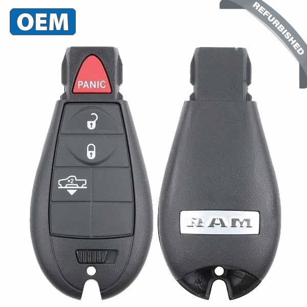 2013-2017 Dodge RAM / 4-Button Fobik / w/Air Suspension / PN: 68159654AD / GQ4-53T (OEM Refurb)