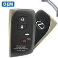 2013-2017 Lexus LS460 / LS600h / 4-Button Smart Key / PN: 89904-50N10 / HYQ14ACX (GNE Board) (OEM Refurb)